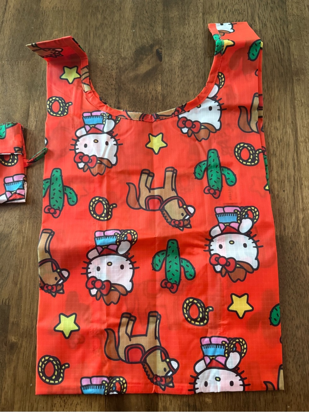 Baggu Hello Kitty Western Reusable Tote Bag - Standard Size - Picture 3 of 5